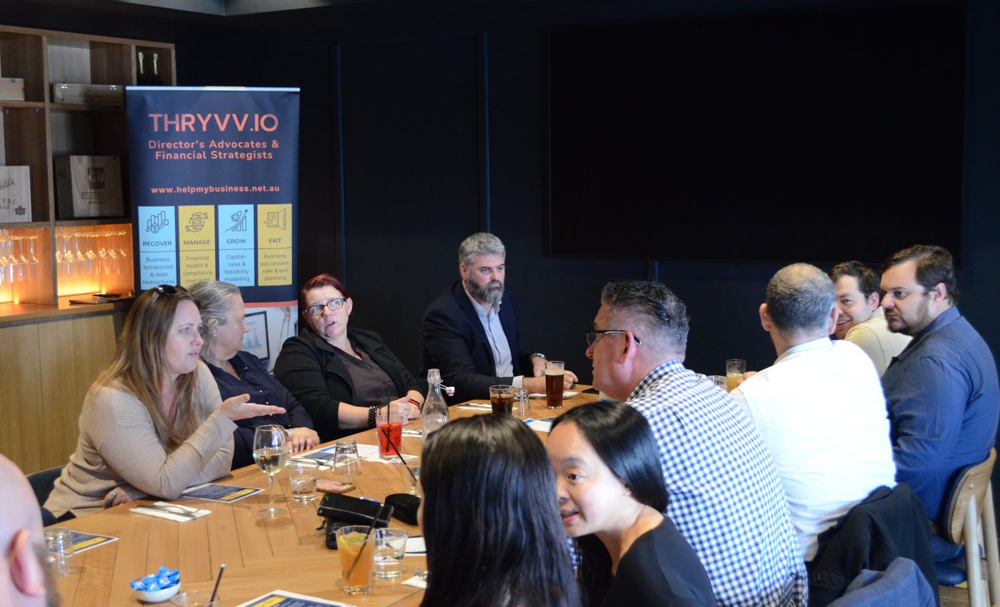 MBP networking lunch conversation