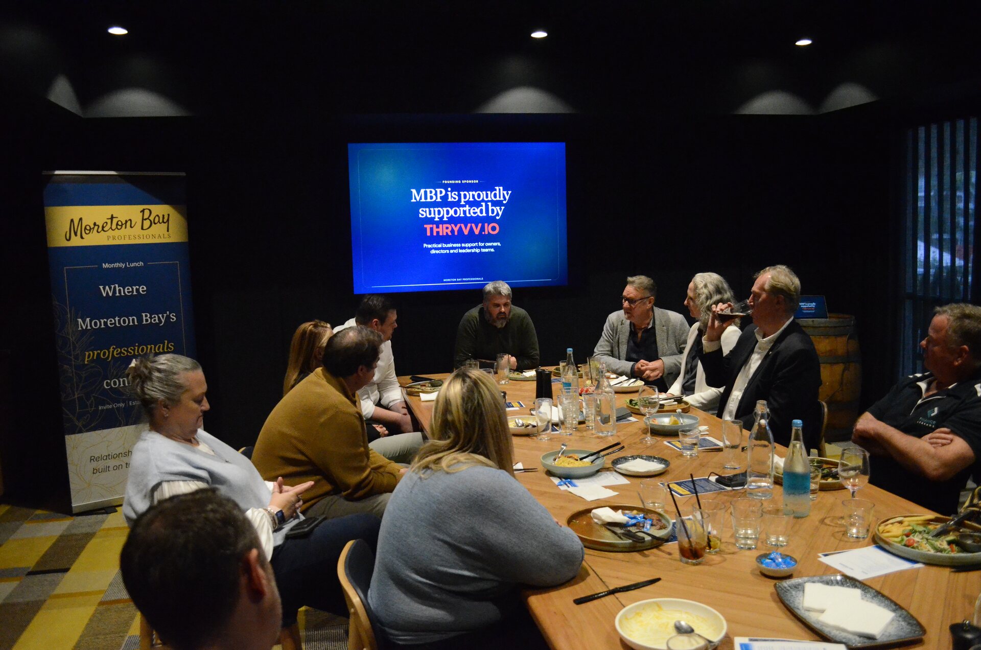 MBP members and guests at a recent gathering